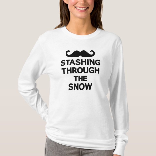 T-shirt Cacher par la neige (Devant)