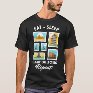 T-shirt Cachet Collectionneurs Mangez Cachet de Sommeil Co