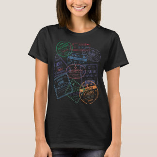 T-shirt cachet de destination de voyage