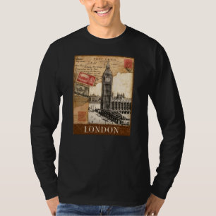 T-shirt Cachet de la poste, Londres