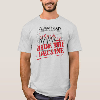 T-shirt Cachez la baisse - Climategate