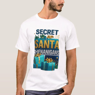 T-shirt Cachotteries du Père Noël : L'échange de Cadeaux U