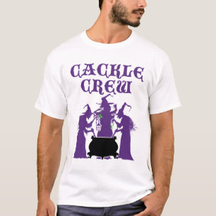 T-shirt Cackle Crew Médiéval Halloween sorcières