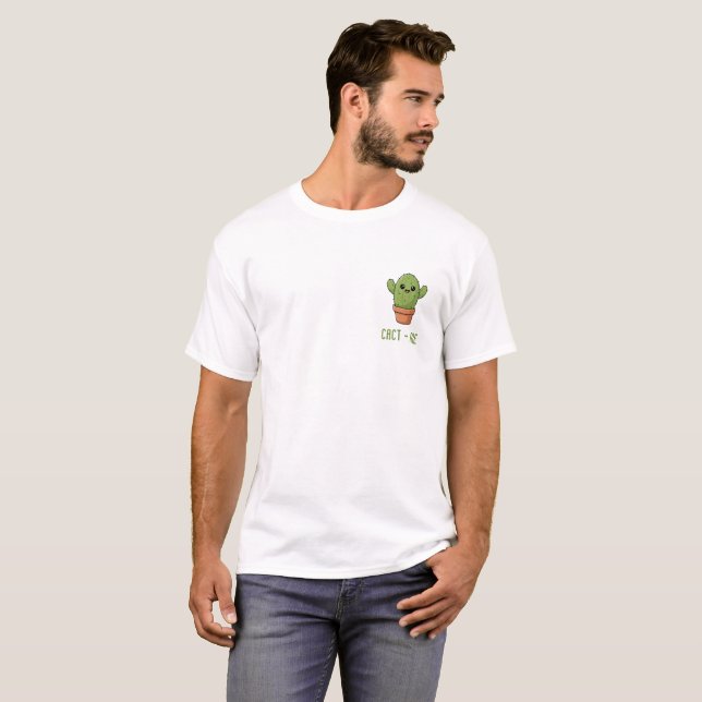 T-shirt Cact-Us Drôle de Couple de Cactus Cadeau d'anniver (Devant entier)