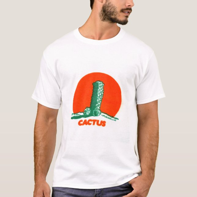 T-shirt Cactus 70's Band Shirt Reproduction (Devant)