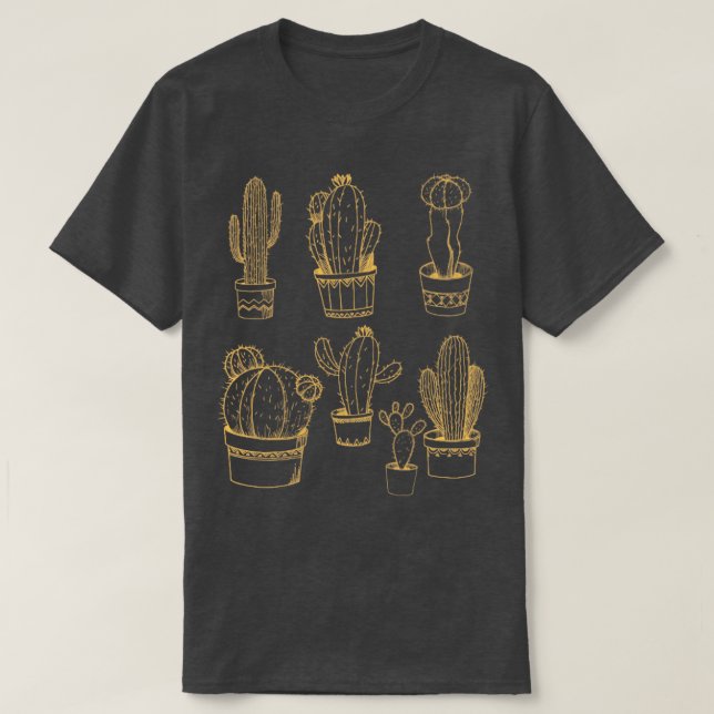 T-shirt Cactus botaniques (Design devant)