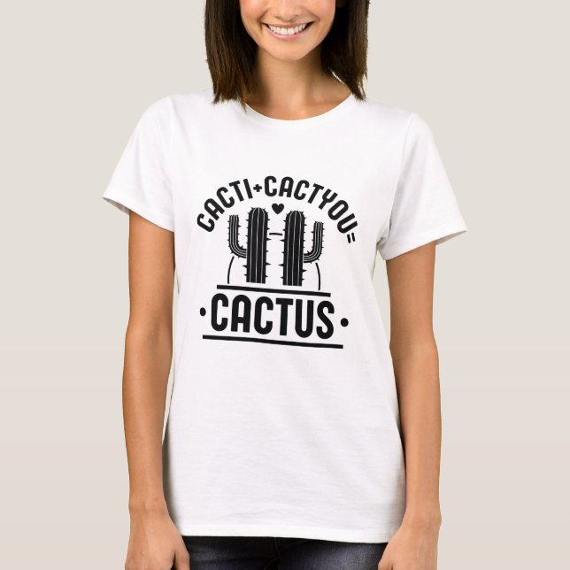 T-shirt Cactus Cactyou Cactus (Devant)