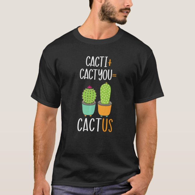 T-shirt Cactus Cactyou Plante Succulente Dame Jardinier (Devant)
