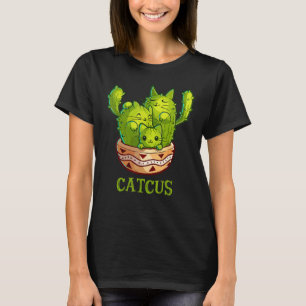 T-shirt Cactus Chat Mignon Et Cactus Mexicain Cactus Cinco
