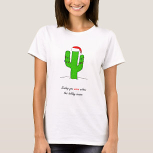 T-shirt Cactus Christmas