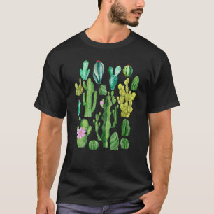 T-shirt Cactus de jardin succulentes plante d'intérieur ja