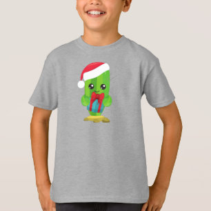 T-shirt Cactus de Noël, Cactus mignons, Chapeau de Père No