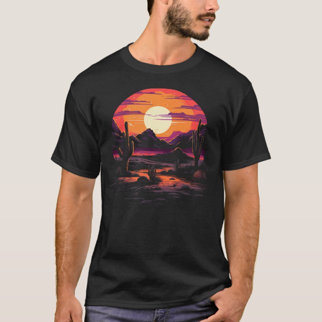 T-shirt Cactus du désert (Devant)
