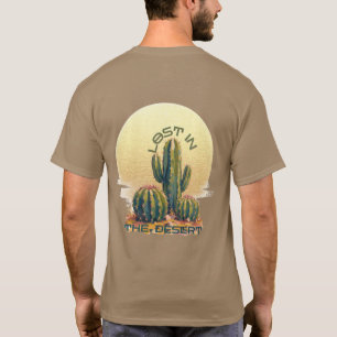 T-shirt Cactus du désert perdu – Vintage Sud