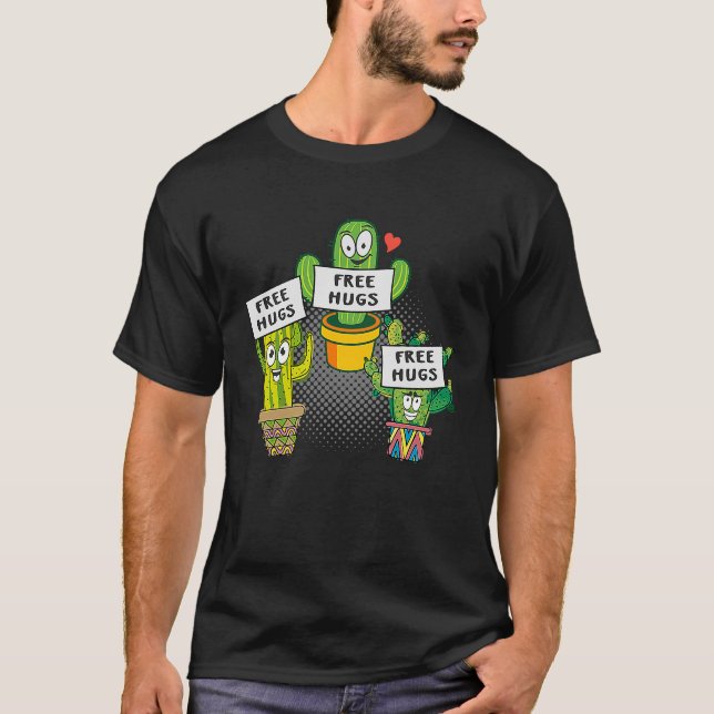 T-shirt Cactus Hors Hugs Cactus (Devant)