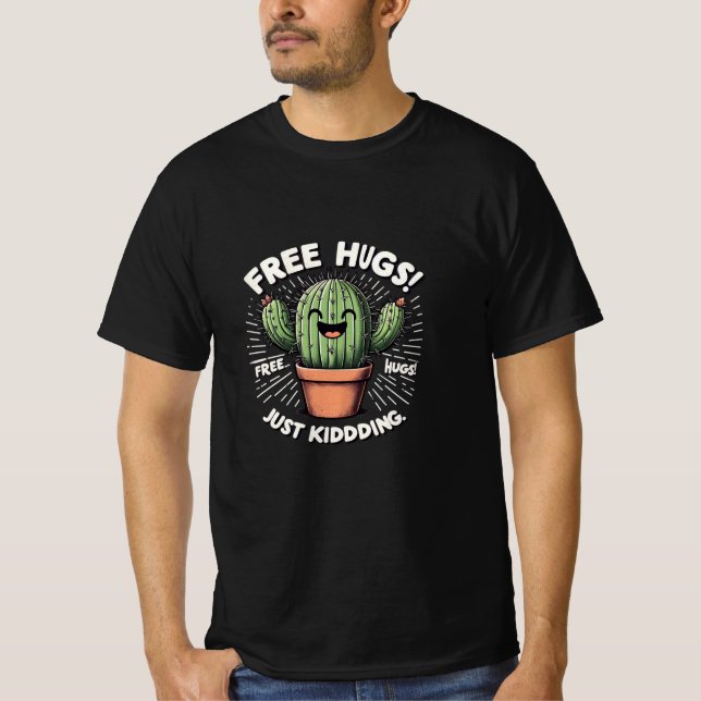 T-shirt Cactus Hugs (Devant)