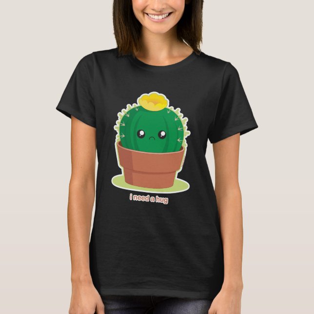 T-shirt Cactus isolé (Devant)