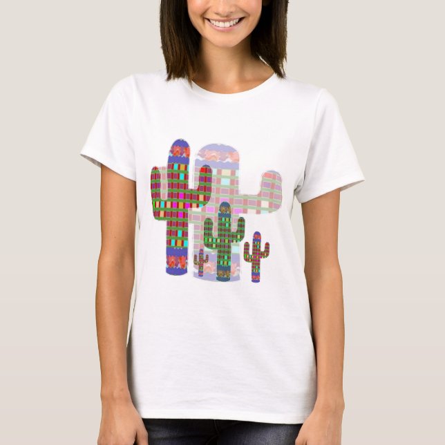 T-shirt CACTUS : L'habitat naturel est désert du SAHARA (Devant)
