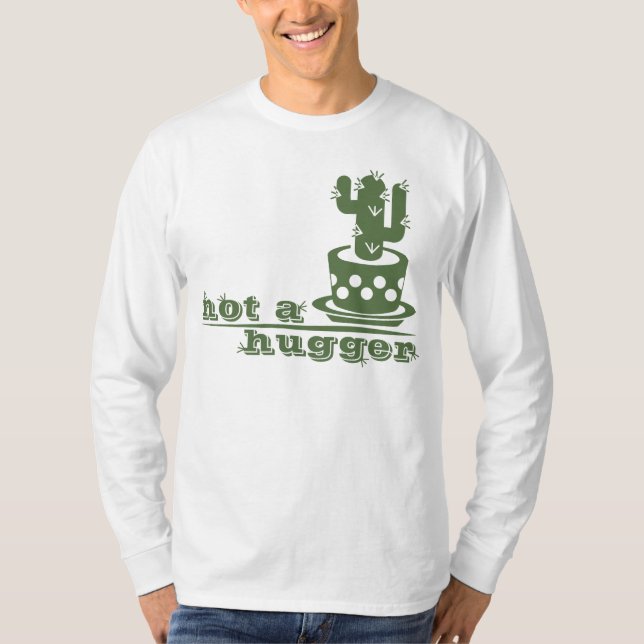 T-shirt Cactus Pas un gros cactus drôle dire (Devant)