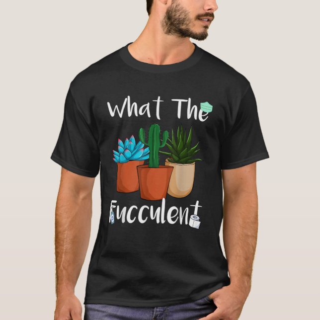 T-shirt Cactus pour hommes grande taille (Devant)