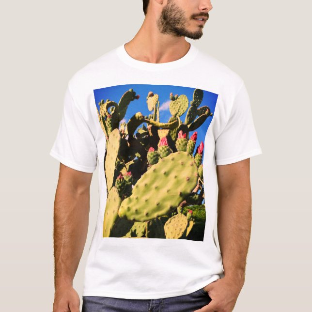 T-shirt Cactus saguaro, plantes cactus  (Devant)