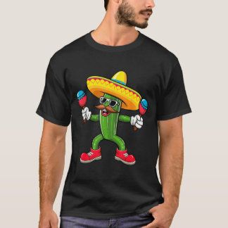 T-shirt Cactus Sombrero Cinco De Mayo Mexican Cactus Party