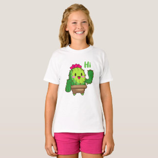 T-Shirt Cactus souriant - Vibes Plantes amicales