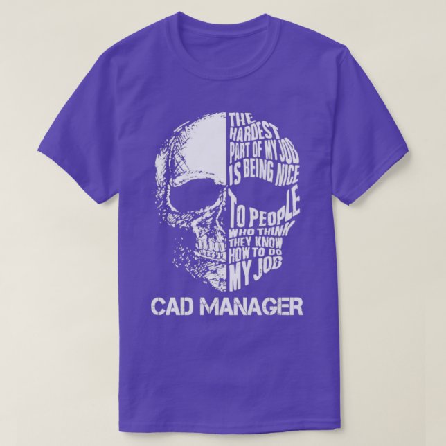 T-shirt Cad Manager (Design devant)