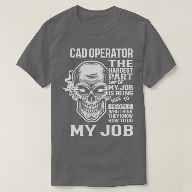 T-shirt Cad Operator (Design devant)