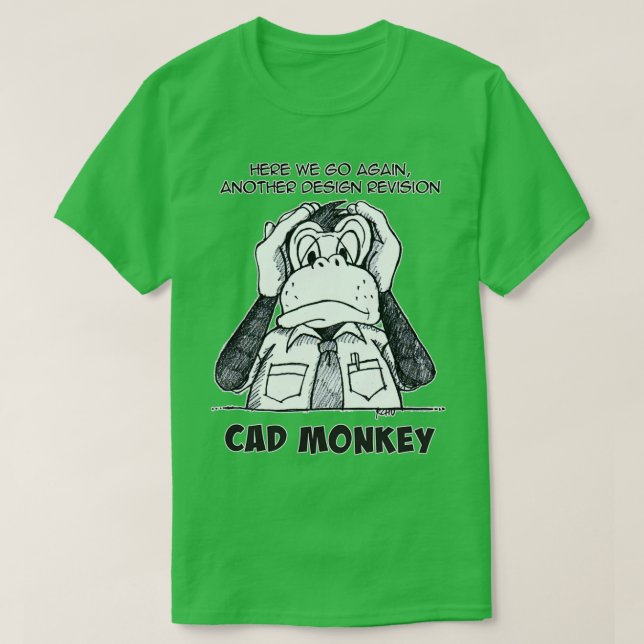 T-shirt Cad Singe N'Entendre Aucun Mal (Design devant)