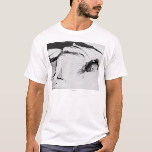 T-shirt Cadavre de photographie proscrite de Jesse James