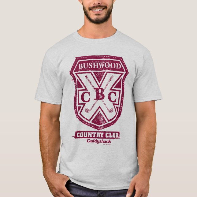 T-shirt Caddyshack | Bushwood Country Club Crest (Devant)