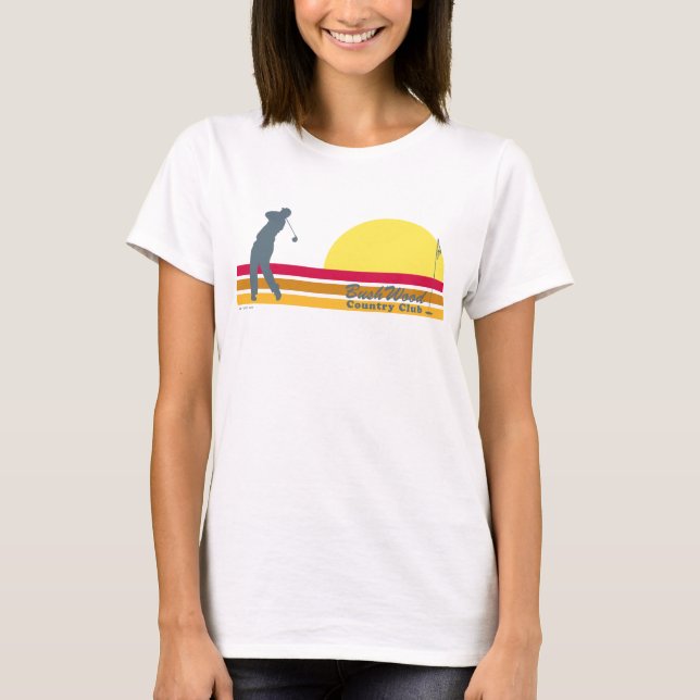 T-shirt Caddyshack | Bushwood Country Club Sunrise (Devant)