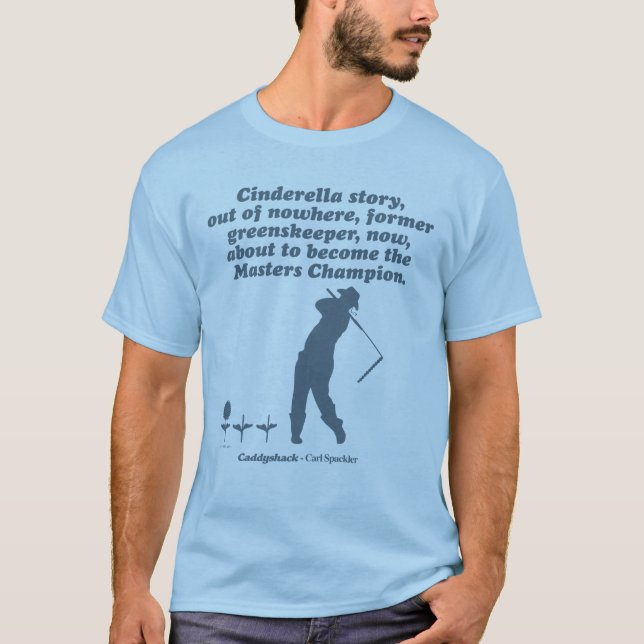T-shirt Caddyshack | Histoire des parapluies (Devant)