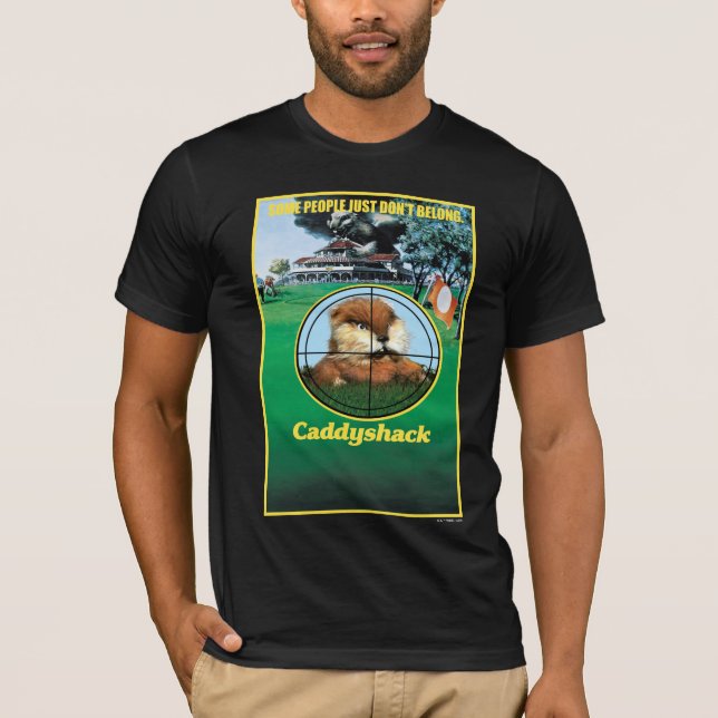 T-shirt Caddyshack Poster (Devant)