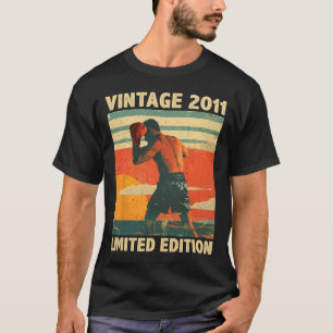 T-shirt Cadeau 13 Ans Vintage 2012 Amateur de Boxe 13ème A