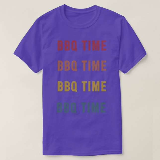 T-shirt cadeau 2 barbecues (Design devant)