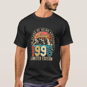 T-shirt Cadeau 30 Ans Vintage 1996 Édition Limitée 30 ans
