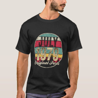 T-shirt Cadeau 40e anniversaire Vintage juillet 1979 Pièce