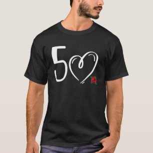 T-shirt Cadeau 50E Anniversaire Pour 50 Ans Femme Awesome