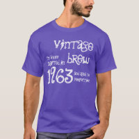 Cadeau 50th Birthday 1963 Vintage Brew Purple G206