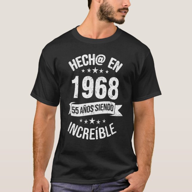 T-shirt Cadeau 55e anniversaire pour Hommes & Femmes en cu (Devant)