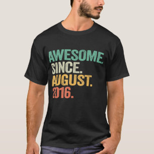 T-shirt Cadeau 6 ans 6e anniversaire garçon stupéfiant dep