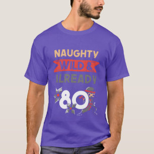 T-shirt Cadeau 80 ans anniversaire femmes amis Ninja
