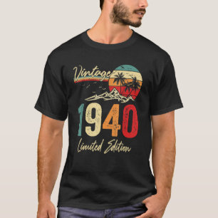 T-shirt Cadeau 83 ans vintage 1940  83e anniversaire