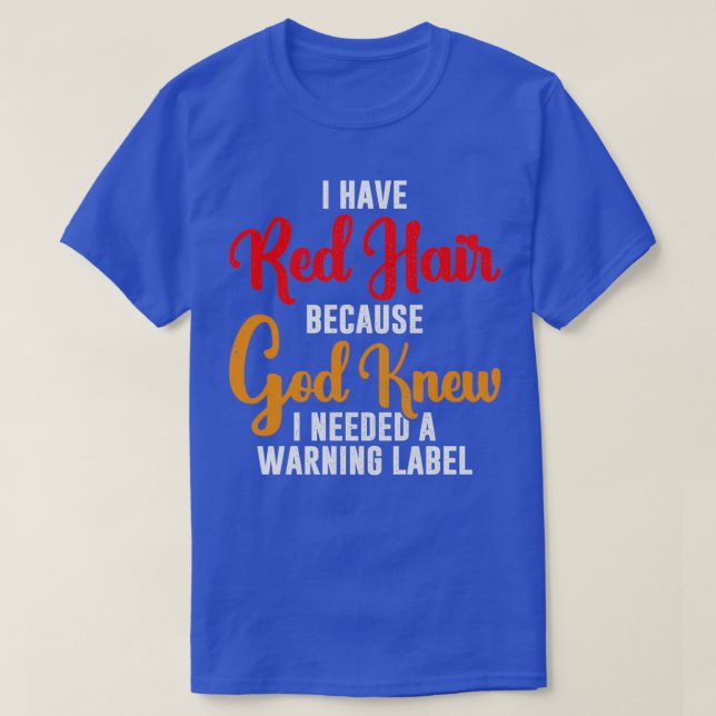 T-shirt Cadeau à tête rouge 2 (Design devant)