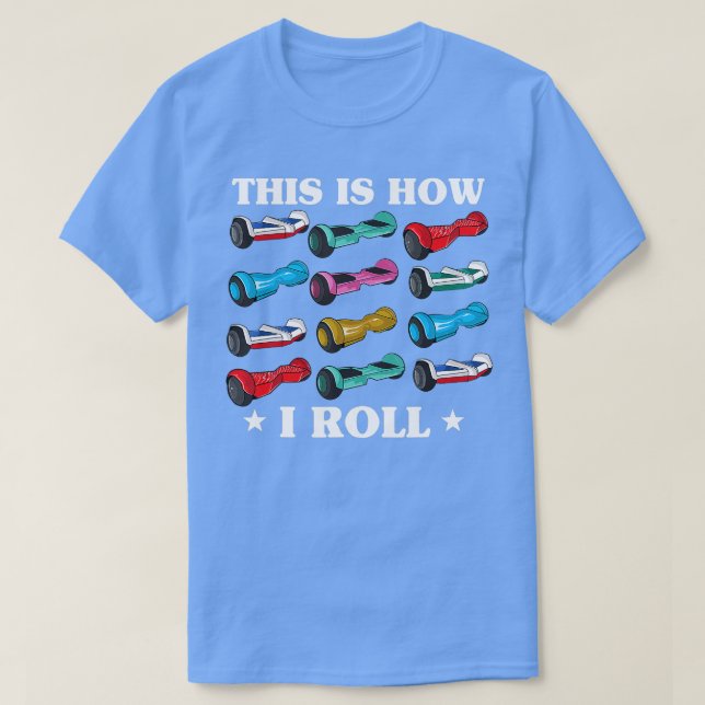 T-shirt Cadeau à thème Hoverboard pour les garçons Planche (Design devant)