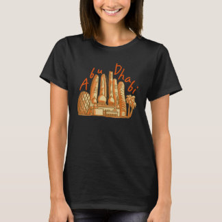 T-shirt Cadeau Abu Dhabi Ville Émirats arabes unis pour ho