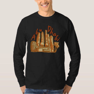 T-shirt Cadeau Abu Dhabi Ville Émirats arabes unis pour ho