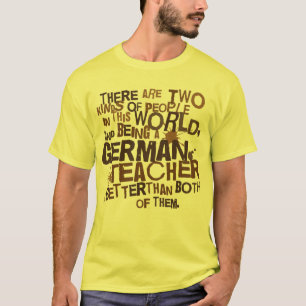 T-shirt Cadeau allemand de professeur